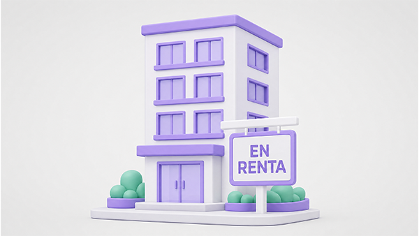 Aviso para el arrendamiento de inmuebles temporales