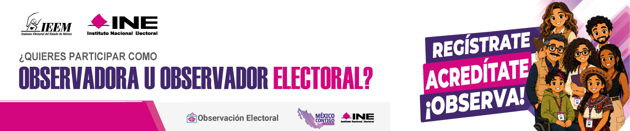 ¿Quieres participar como Observador u Observador Electoral?