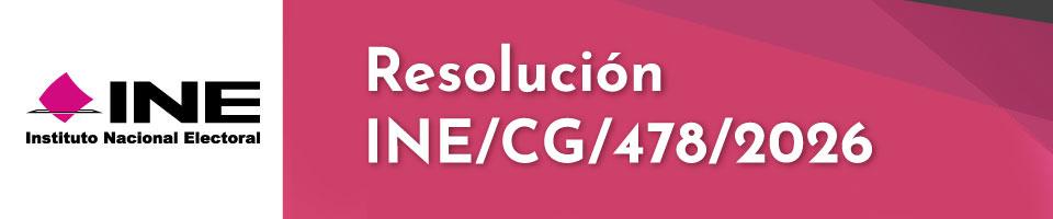 Resolución INE/CG/478/2026 - RESOLUCIÓN DEL CONSEJO GENERAL DEL INSTITUTO NACIONAL ELECTORAL POR EL QUE SE APRUEBA EJERCER LA FACULTAD DE ATRACCIÓN PARA DETERMINAR FECHAS HOMOLOGADAS POR BLOQUES PARA LA CONCLUSIÓN DEL PERIODO DE PRECAMPAÑAS, ASÍ COMO PARA RECABAR APOYO DE LA CIUDADANÍA DE LAS PERSONAS ASPIRANTES A CANDIDATURAS INDEPENDIENTES, EN LOS PROCESOS ELECTORALES LOCALES CONCURRENTES CON EL PROCESO ELECTORAL FEDERAL 2026-2027